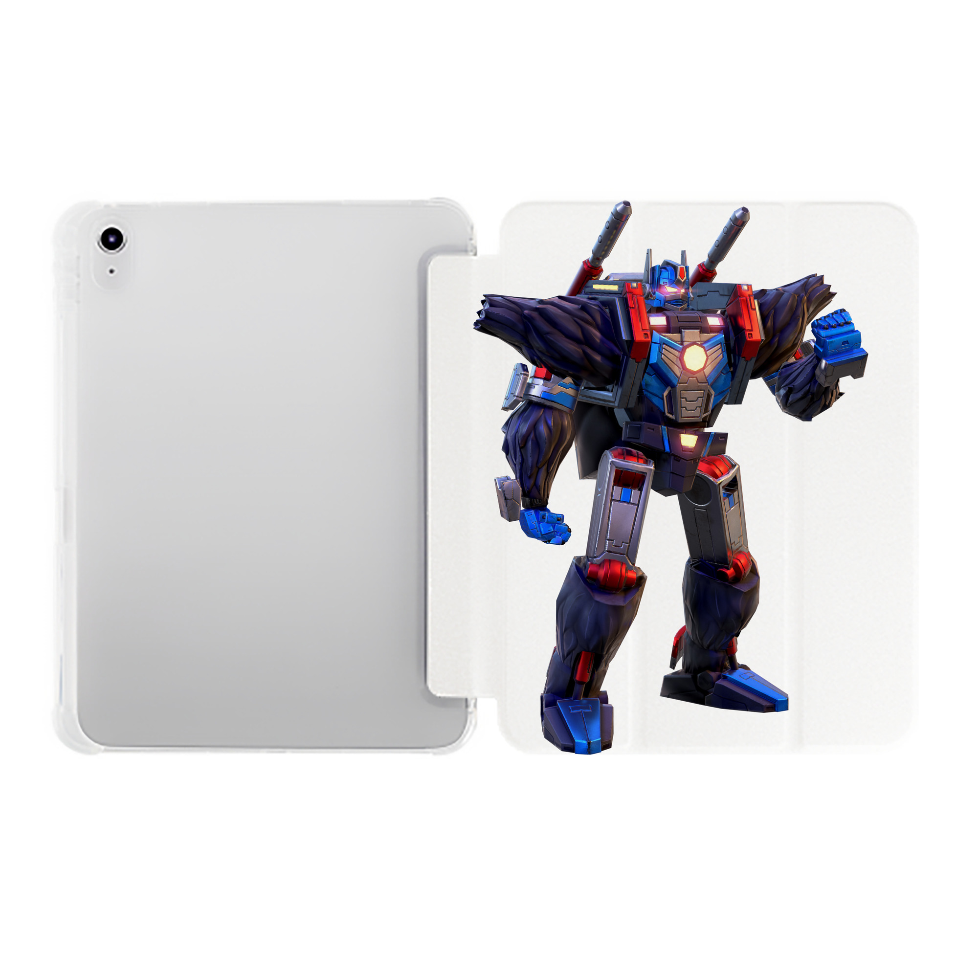 （画像用）  IPad ケース ペン収納付き 三つ折りスタンド PUレザー×シリコン 対応機種9.5/10.5/10.9インチ